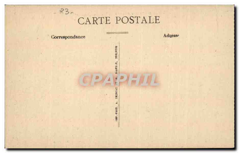 Sanaray CPA Boulevard Courbet — Rückseite