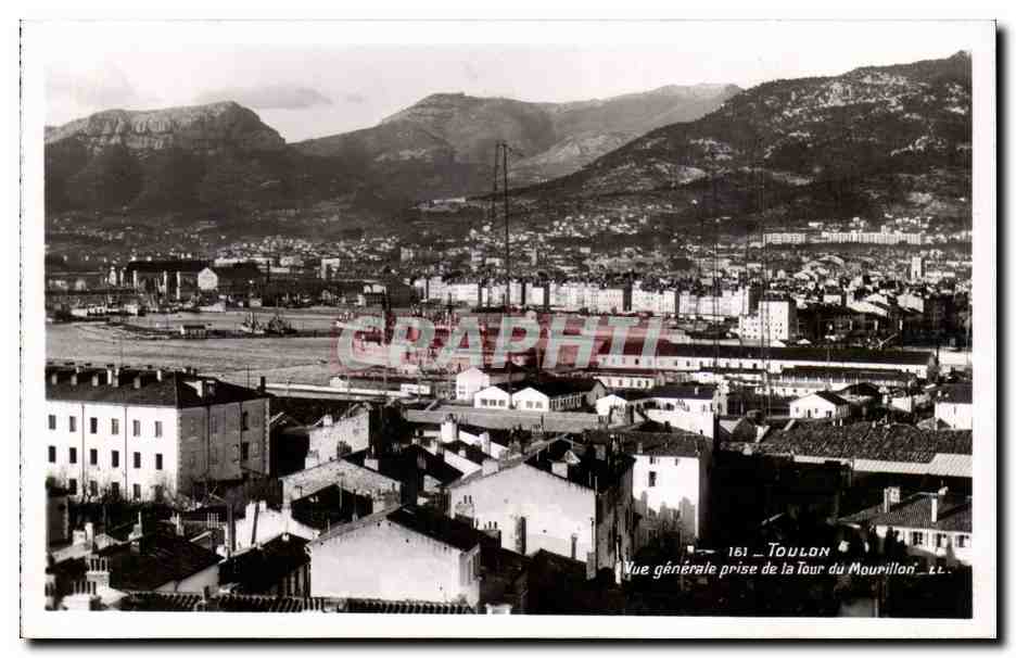 Toulon — Vue générale prise de la Tour du Mourillon — Graphti, n° 161