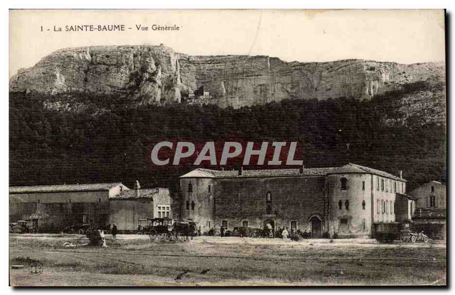 La Sainte Baume CPA Vue generale
