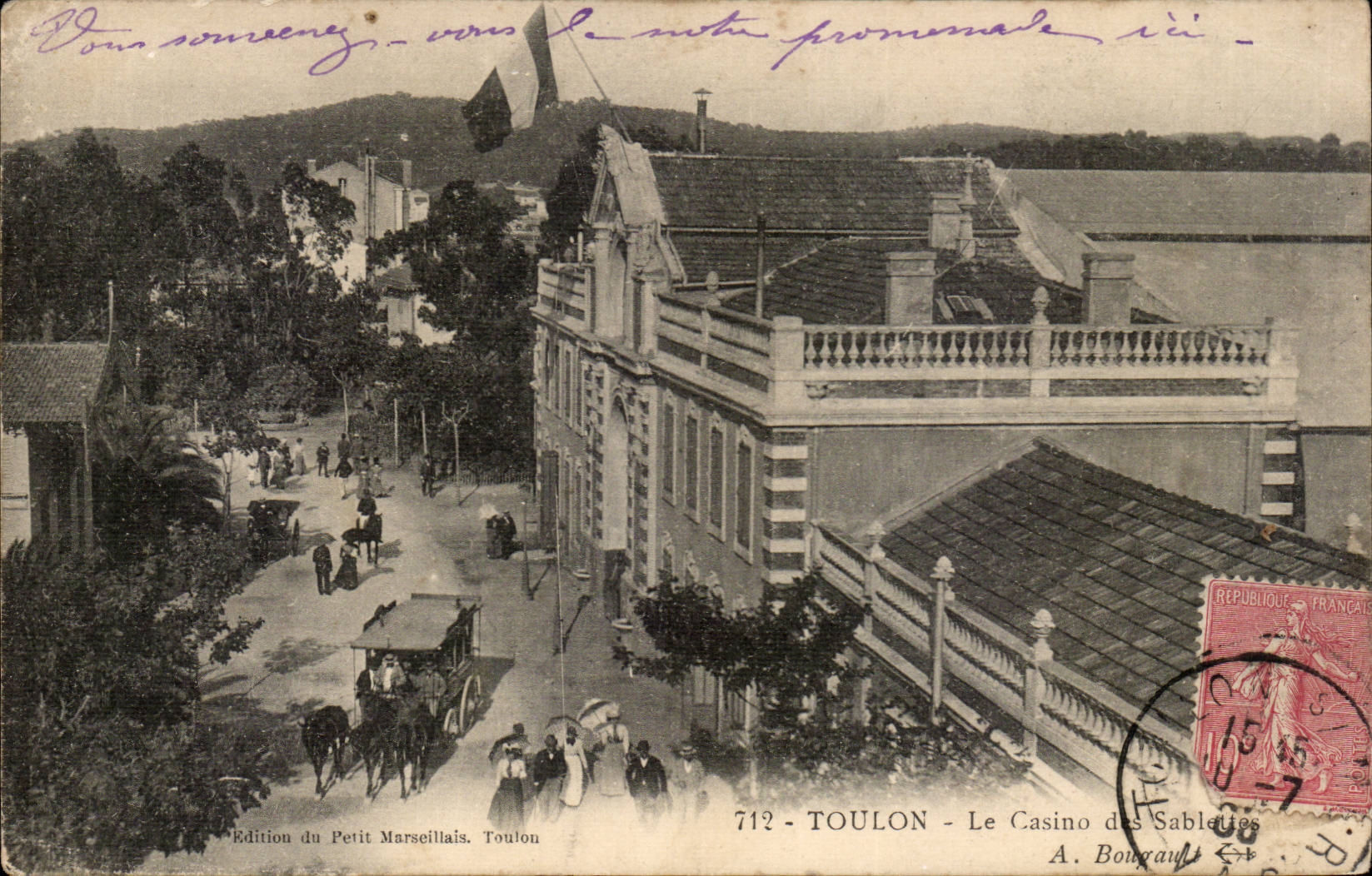 Toulon - Das Casino des Sablettes — Edition du Petit Marseille, n°712