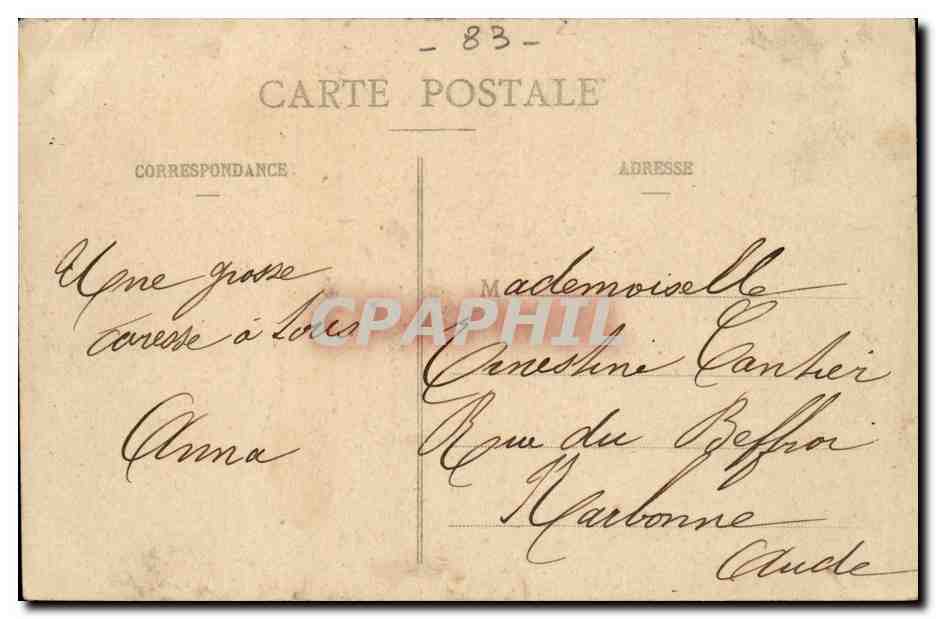 La Côte d'Azur - Hyères - La Cueillette des Violettes — Verso