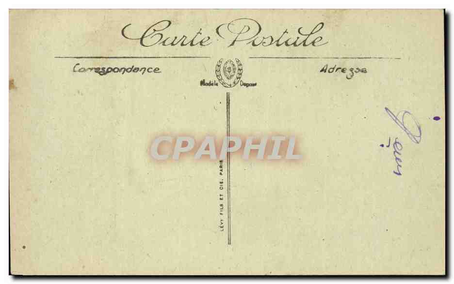 Toulon CPA Arsenal de la marine Vieilles pieces de canon prises a l'ennemi — Verso