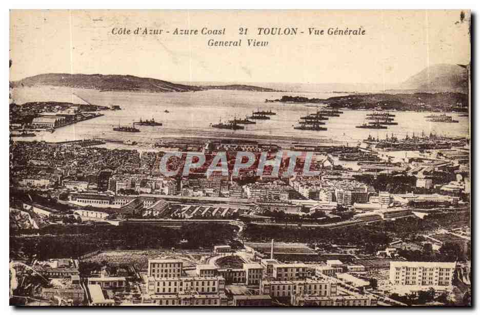 Toulon — Vue Générale — Imp. de la Côte d'Azur Illustrée