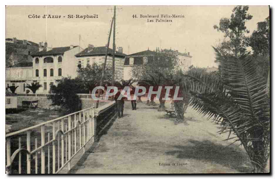 Saint Raphael CPA Boulevard FElix Martin Les palmiers