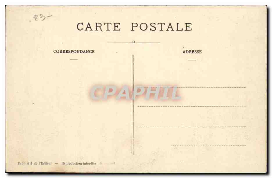 Saint Raphael CPA Boulevard FElix Martin Les palmiers — Rückseite