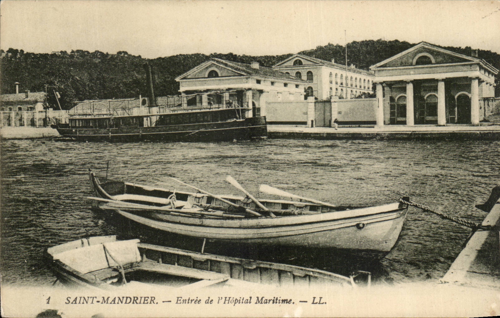 Saint Mandrier CPA Entree de l'hopital maritime