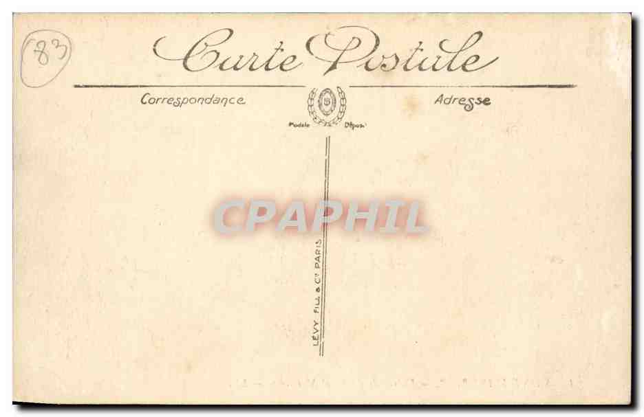 Saint Mandrier CPA Entree de l'hopital maritime — Rückseite