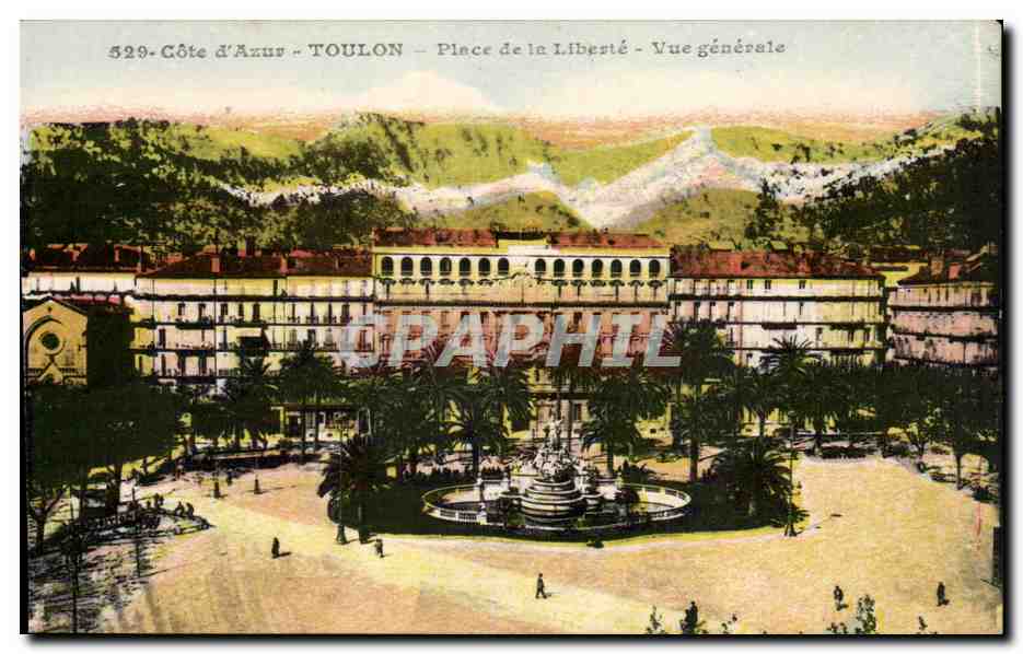 TOULON - Place de la Liberté - Vue générale — Côte d'Azur, n° 529