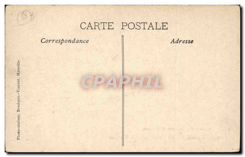 CPA Saint Maximin Interieur de la basilique — Verso