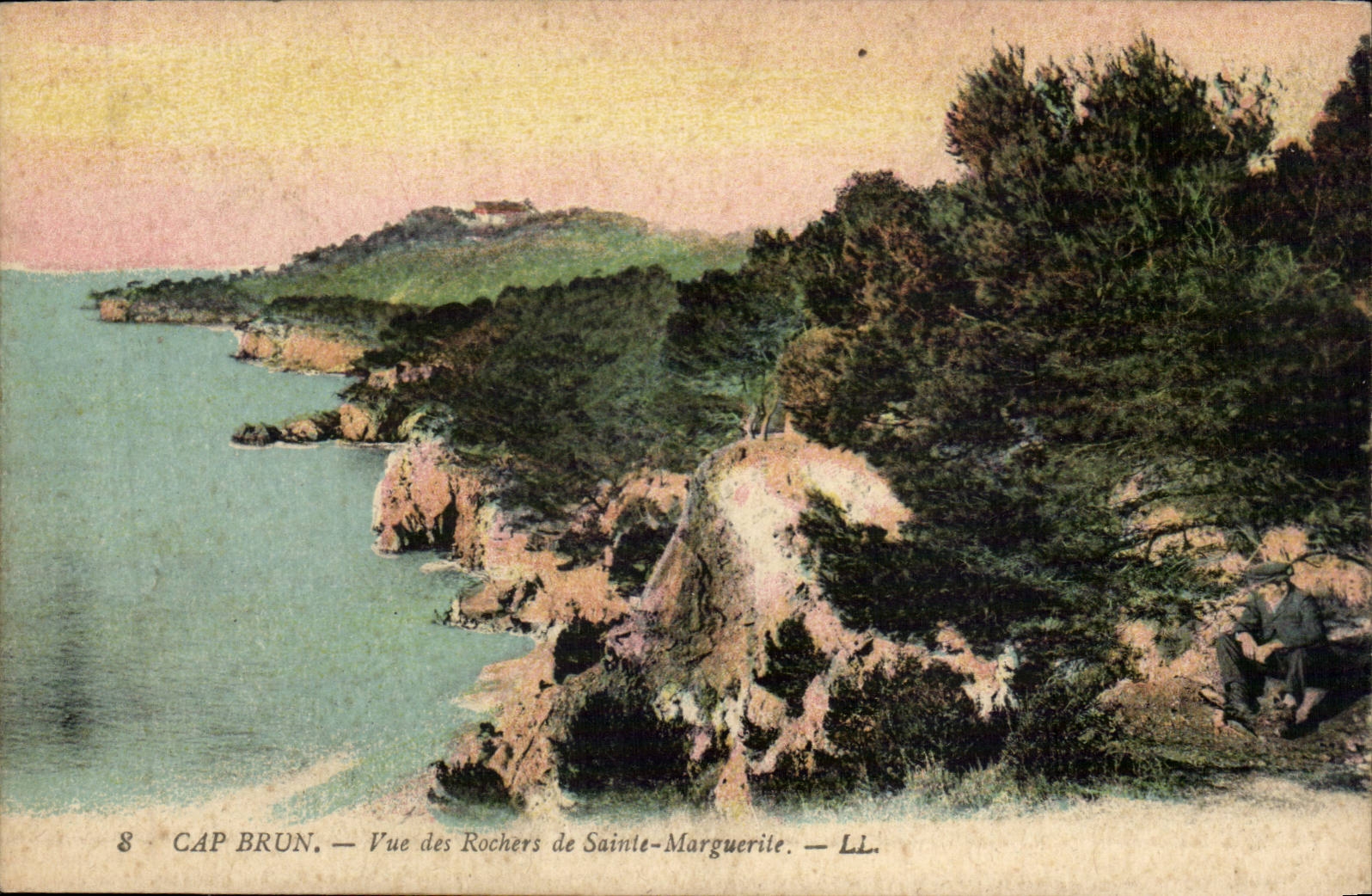 Cap Brun — Vue des Rochers de Sainte-Marguerite — LL. Brun