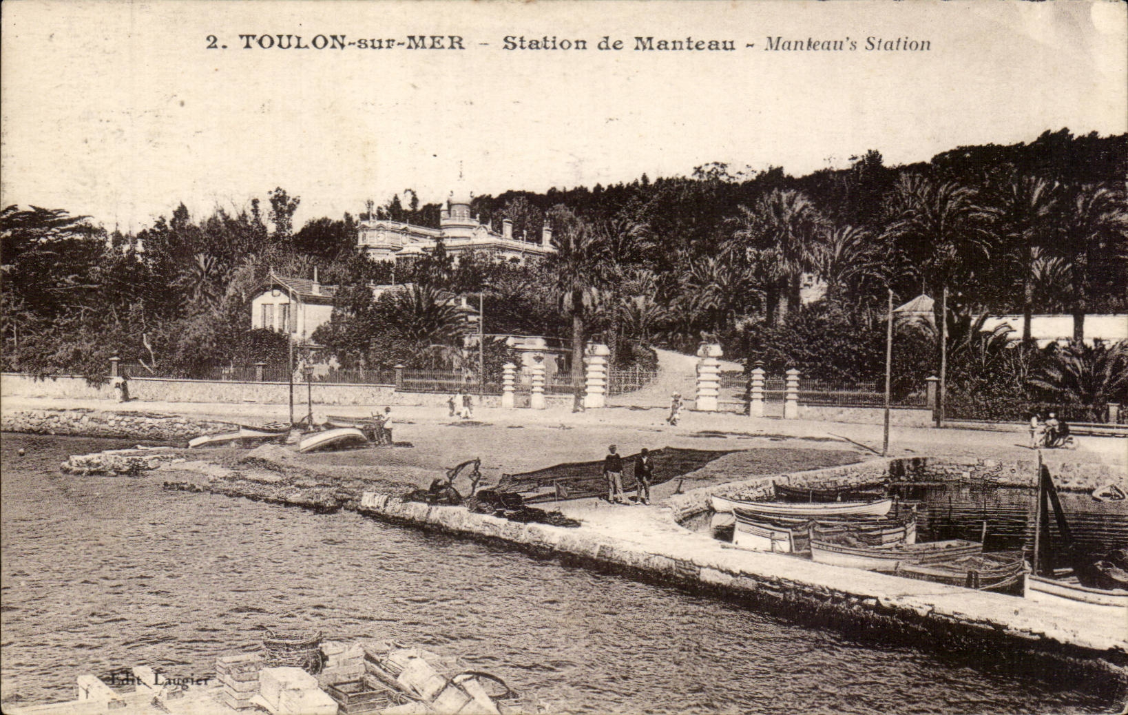 Toulon-sur-Mer — Station de Manteau — Éditeur: Laugier, n°2