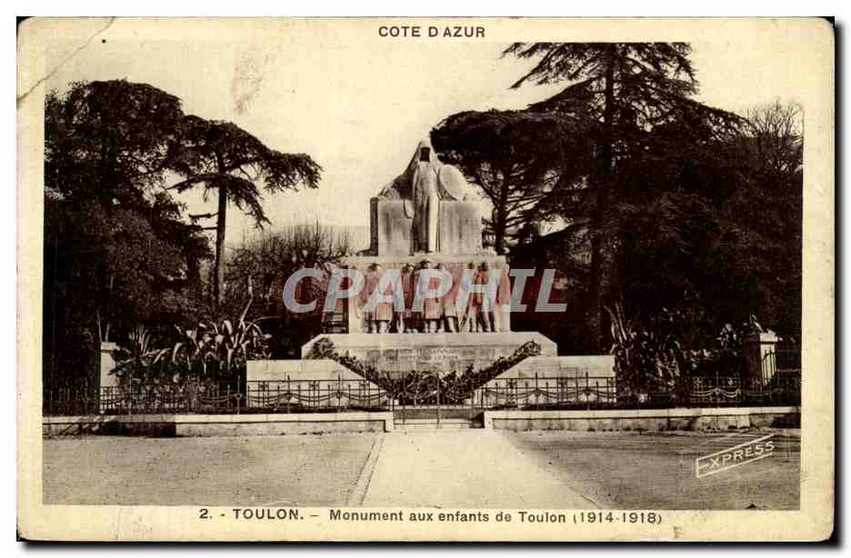 Toulon CPA Monument aux enfants de Toulon (1914 1918)