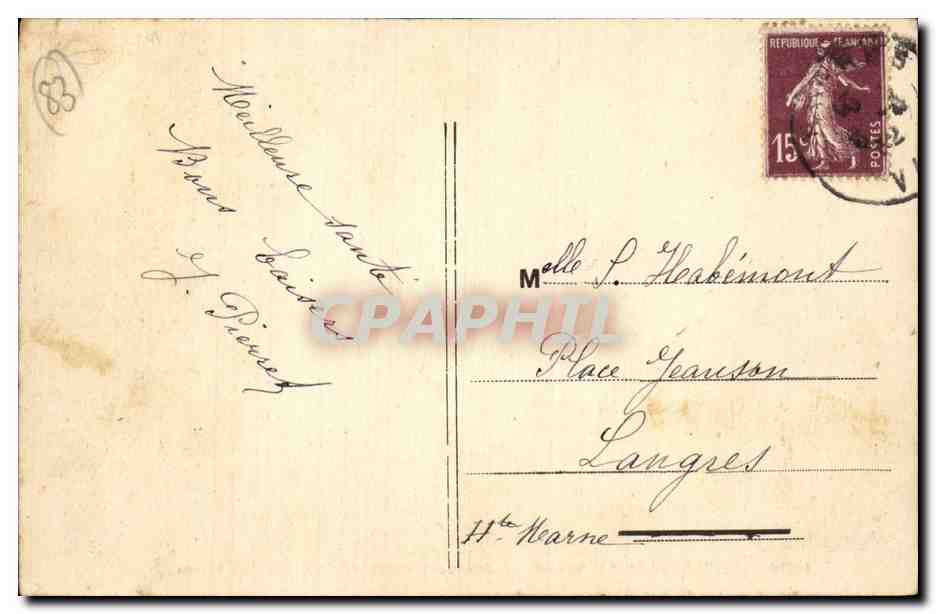 Hyères-les-Palmiers — Avenue Godillot et Vue sur le Château — n° 10276 — Reverso