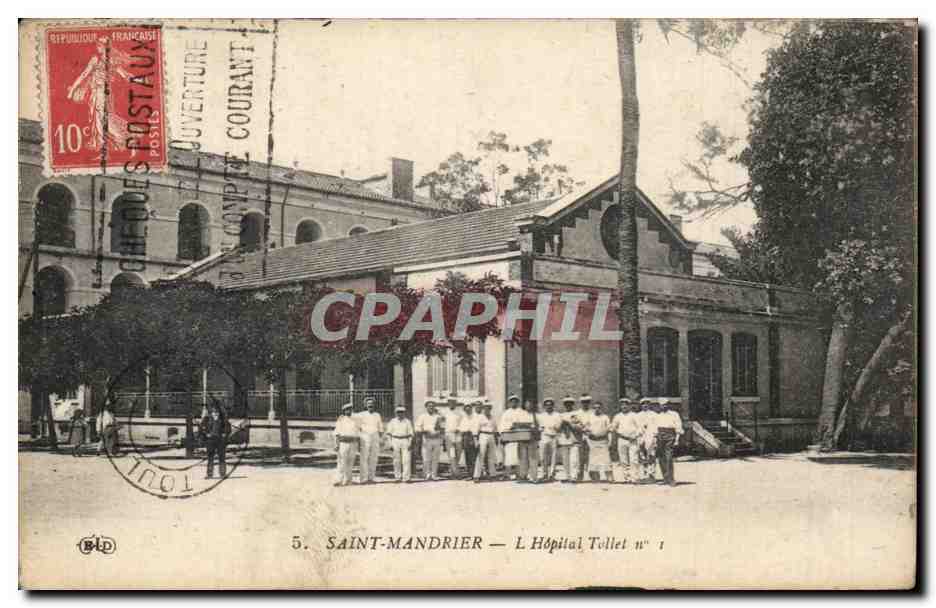 Saint Mandrier - L'Hopital Tulet n 1 CPA 