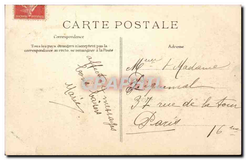 La catastrophe de Villepreux-les-Clayes — 18 juin 1910 — Éditeur E.P.D. n°5 — Back
