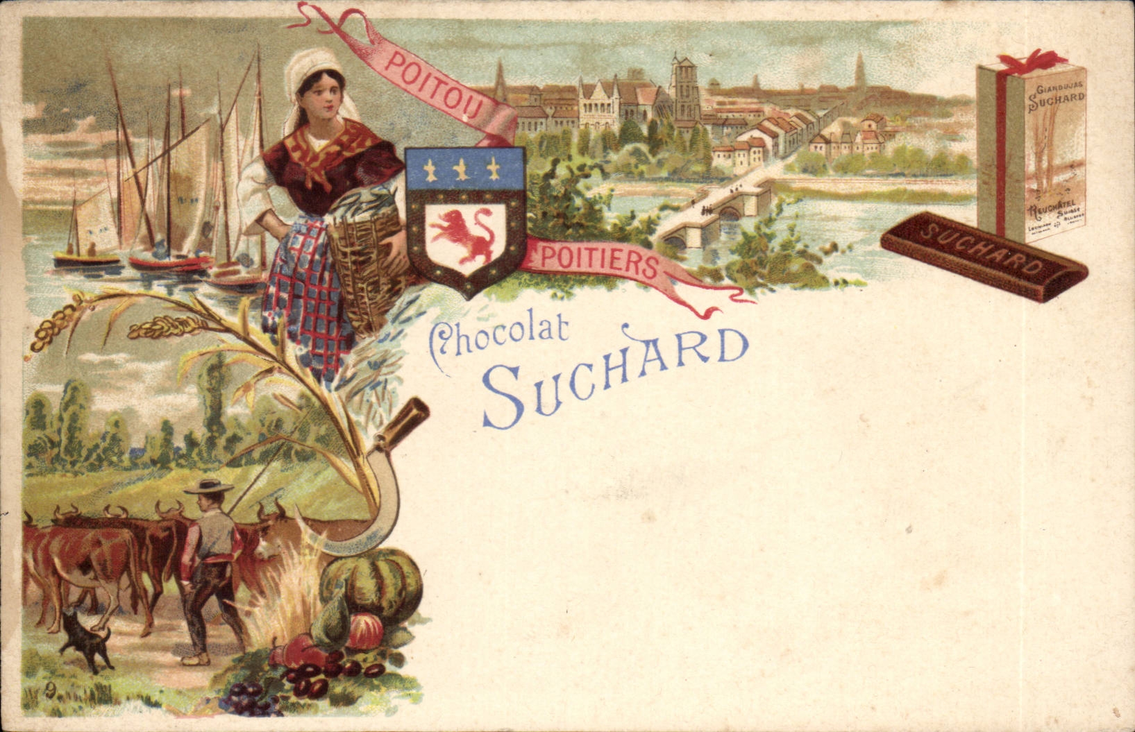 Poitou — Poitiers — Chocolat Suchard