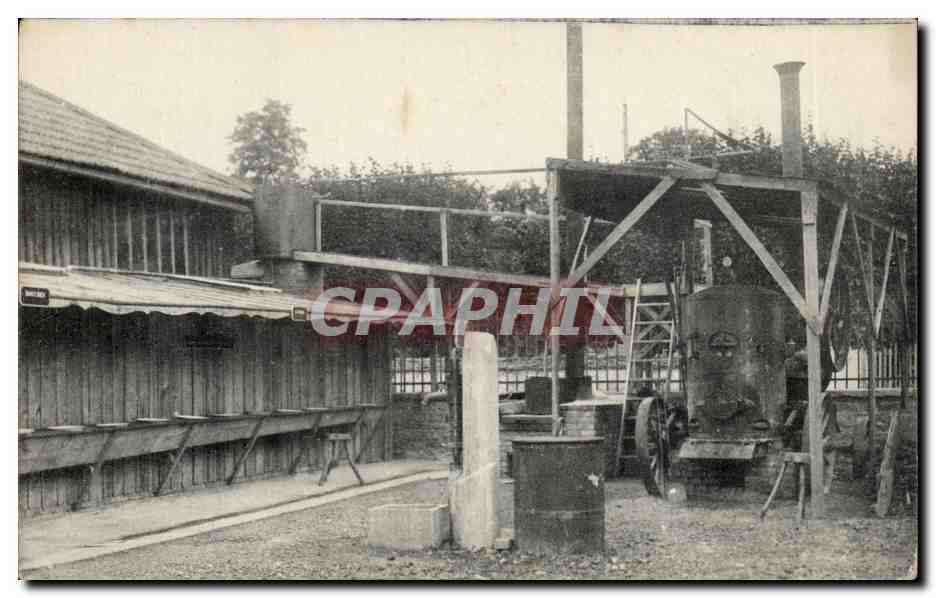 CPA Machine agricole (non localisee) (pressoir ?) (agriculture ferme)