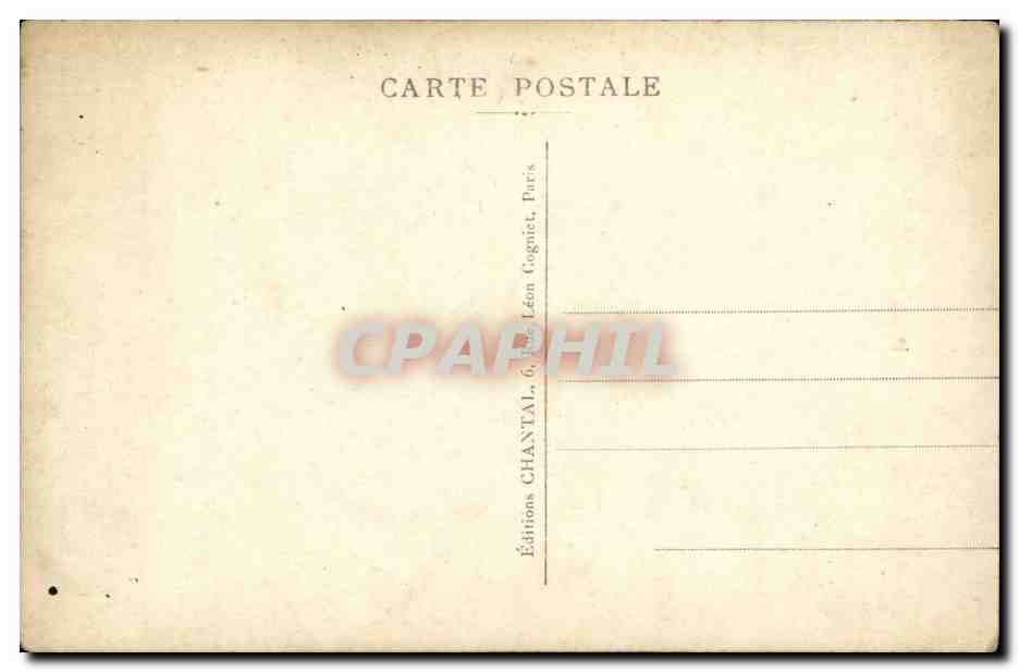 Greta Garbo — portrait en noir et blanc — Éditions Chantal, Paris — Verso