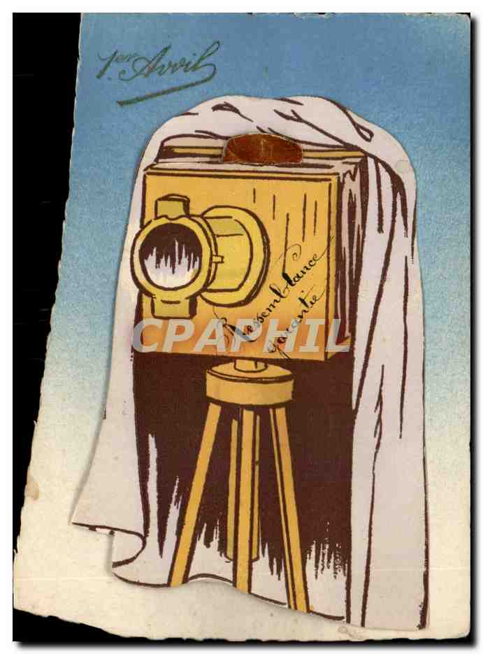 CARTE SYSTEME Photographie - Appareil Photo - Old Fashoned camera - CPA 