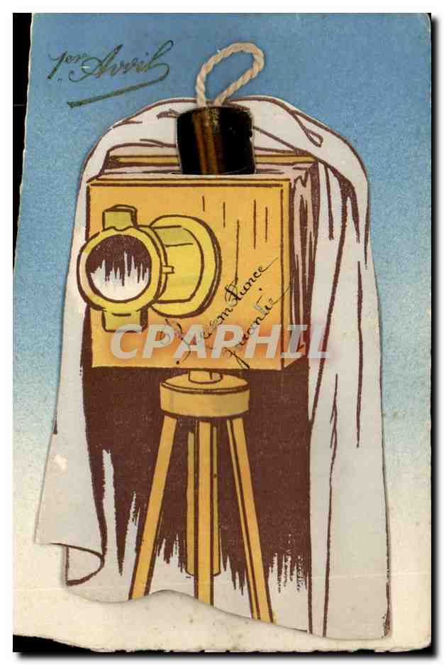 CARTE SYSTEME Photographie - Appareil Photo - Old Fashoned camera - CPA 