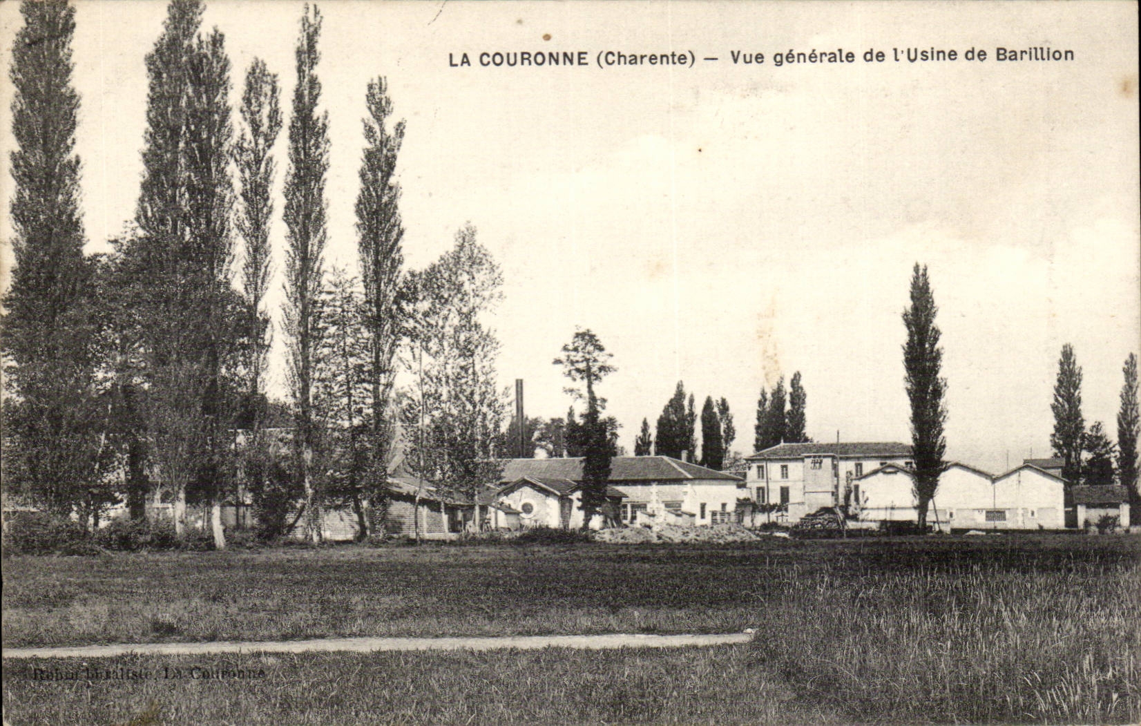 La Couronne - Vue Generale de l'Usine de Barillion CPA 