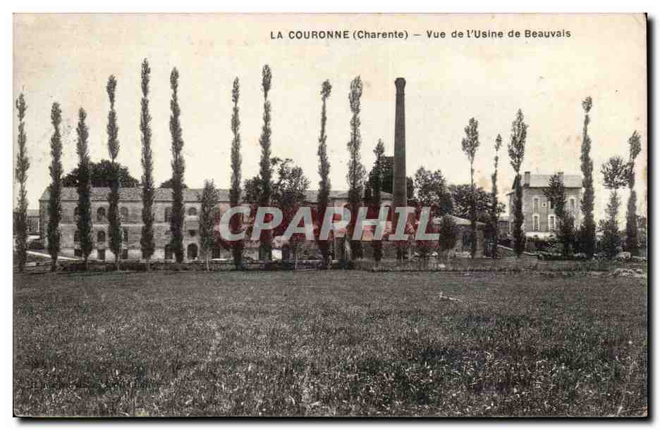 La Couronne - Vue Generale de l'Usine de Beauvais CPA 