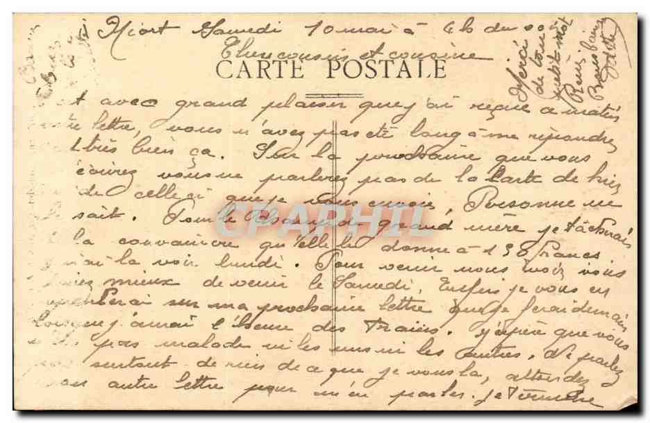 Niort (Deux-Sèvres) — Vue prise du Donjon — Reverso