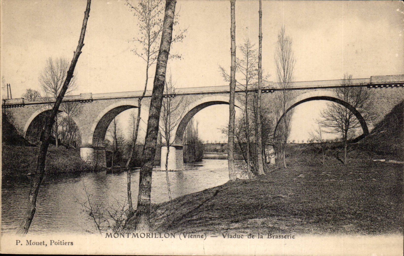 Montmorillon - Viaduc de la Brasserie - CPA 