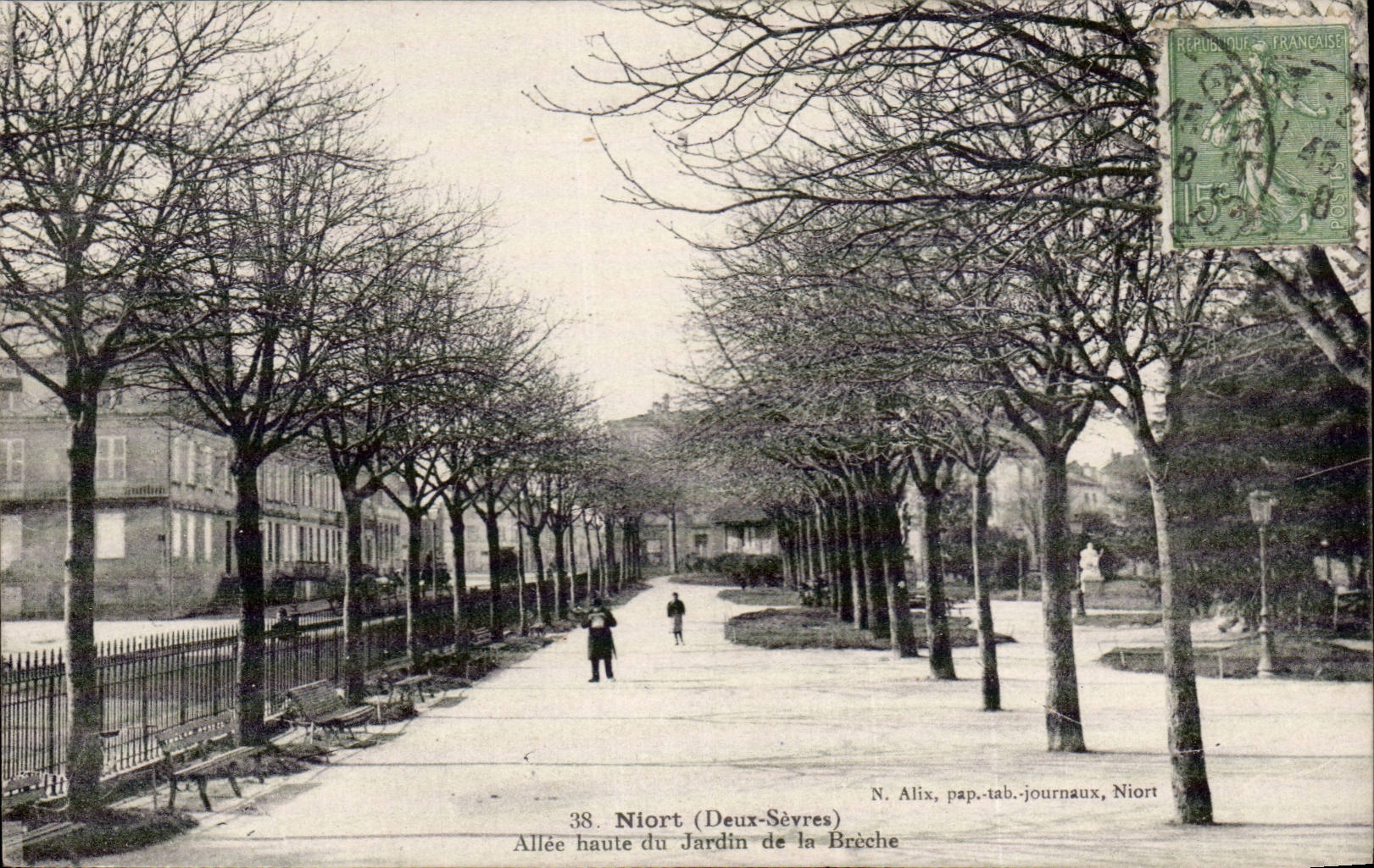 Niort - Allee haute du Jardin de la Breche - CPA 
