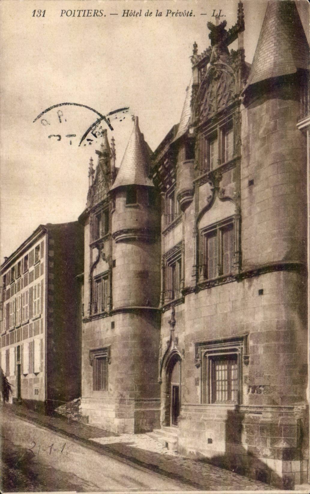 Poitiers - Hotel de la Prevote - CPA 