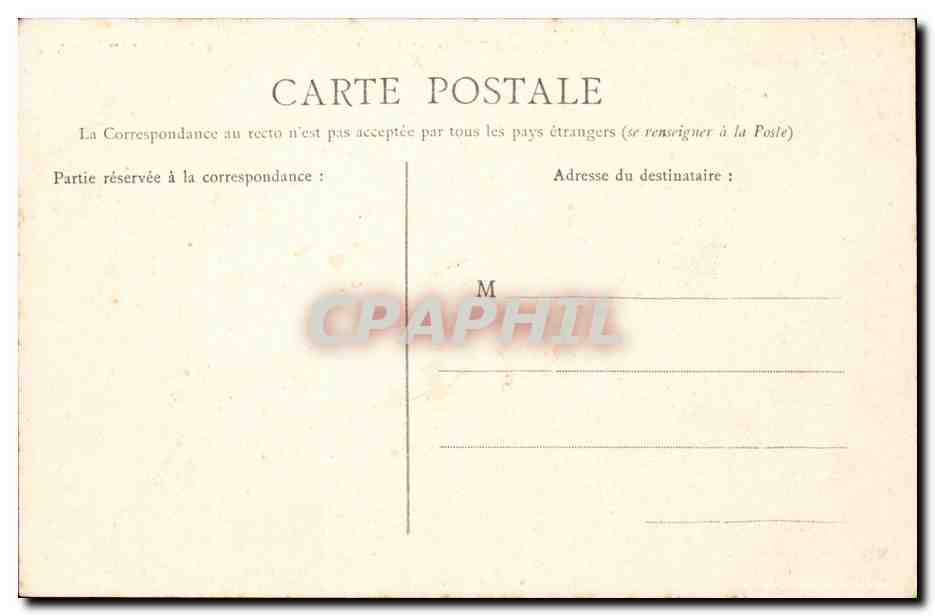 Angouleme - Entree du Tunnel Ligne d'Orleans cote nord CPA  — Rückseite