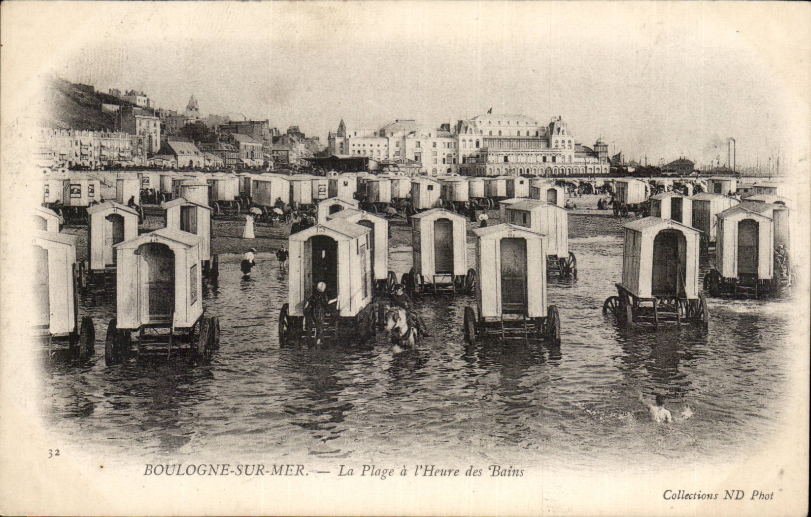 Boulogne-sur-Mer — La Plage à l'Heure des Bains — Collections ND Phot
