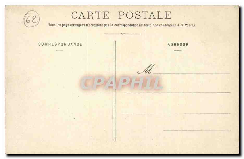 Boulogne-sur-Mer — Perspektive des Boulevards Sainte-Beuve — L. D., B., 89. — Rückseite