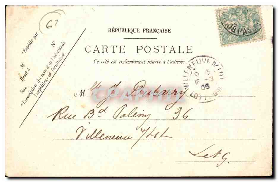 Boulogne-sur-Mer — La pêche aux crevettes — A.C. 65 — Verso