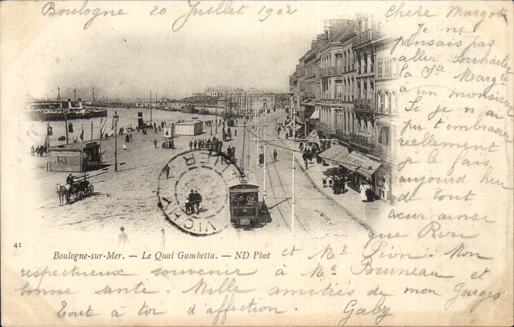 Boulogne-sur-Mer — Le Quai Gambetta — ND Pbot