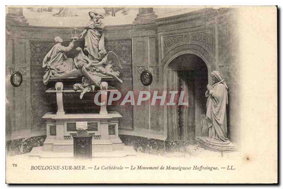 Boulogne-sur-Mer — Die Kathedrale — Das Denkmal von Monseigneur Haffreingue — LL.