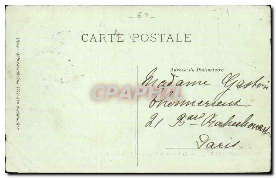 Boulogne-sur-Mer — Le Casino, la Plage et les Jetées — L.L. — Rückseite