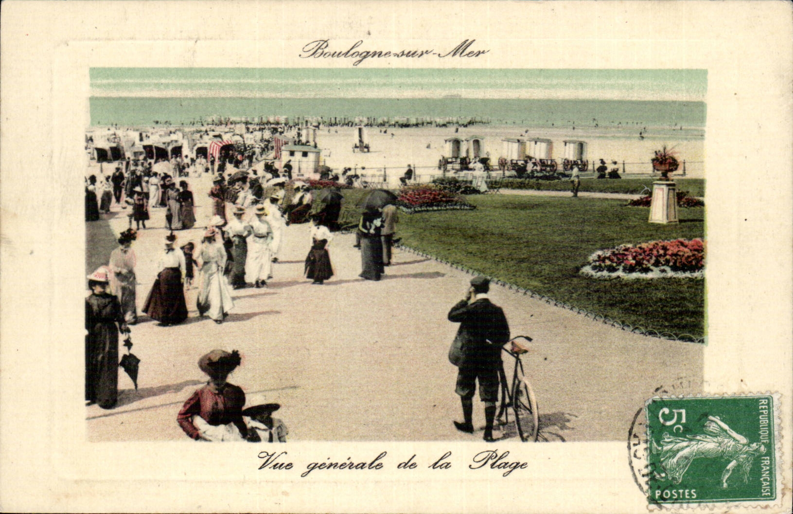 Boulogne-sur-Mer — Vue générale de la Plage — éditeur inconnu, n° de série non visible