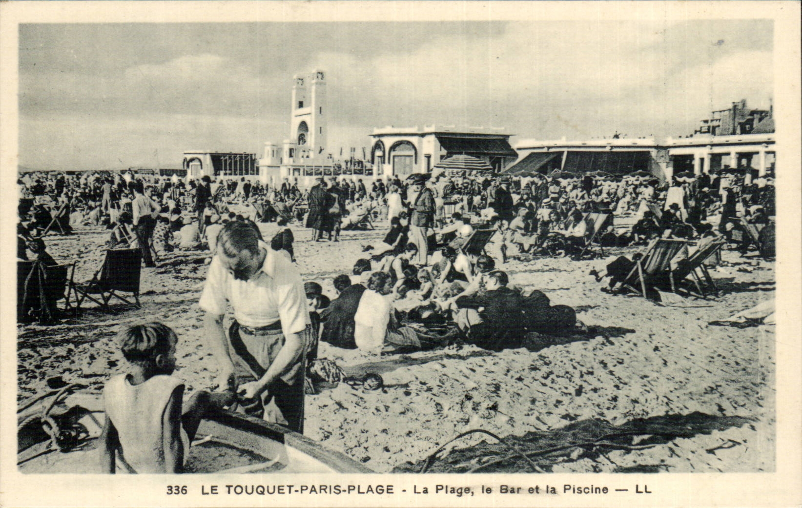 Le Touquet Paris Plage - La Plage - Le Bar - La Piscine CPA 
