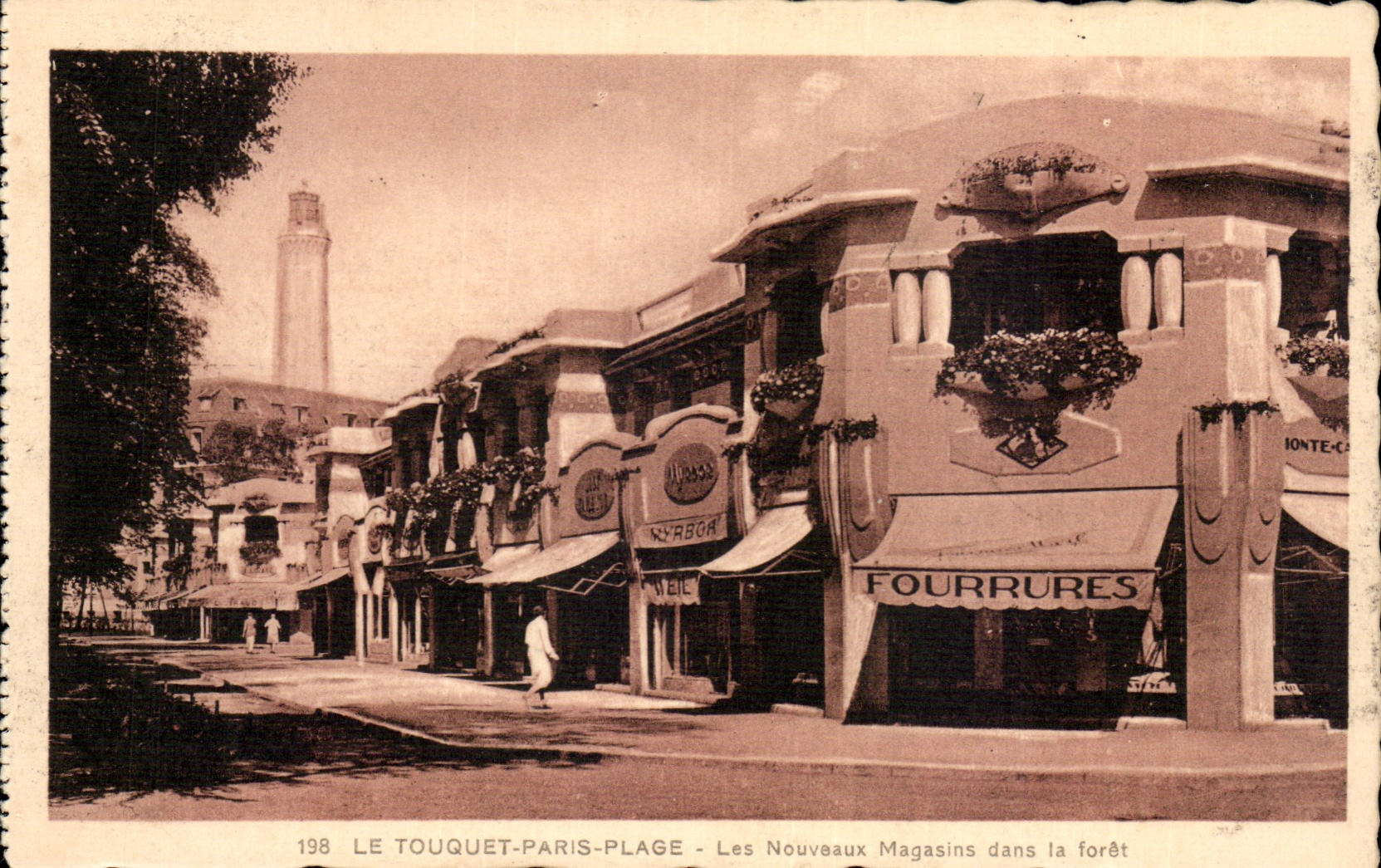 Le Touquet Paris Plage - Les Nouveaux Magasins dans la foret CPA Fourrures