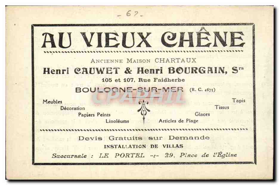 Boulogne-sur-Mer — La Colonne de la Grande Armée — E. H. C. n°19 — Reverso