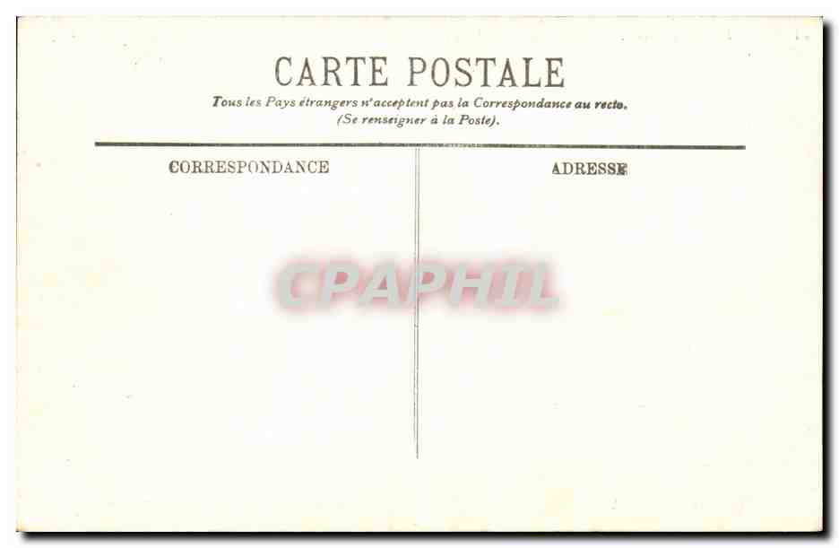 Paris-Plage — Boulevard de la Mer, Nordseite — Sonderausgabe des Grand Bazar de Plage de Ville, Nr. 14 — Rückseite