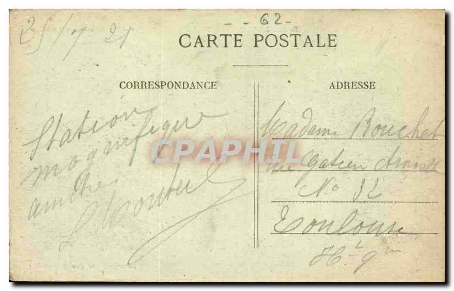 Le Touquet Paris Plage - Le Nouveau Casino - CPA  — Rückseite