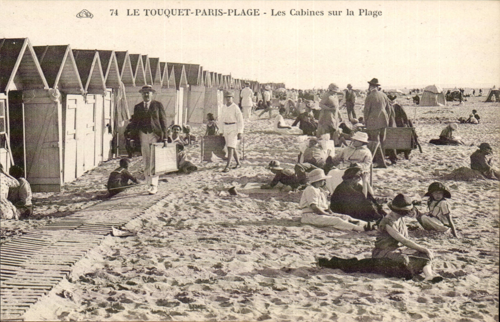 Le Touquet-Paris-Plage - Les Cabines sur la Plage — n°74