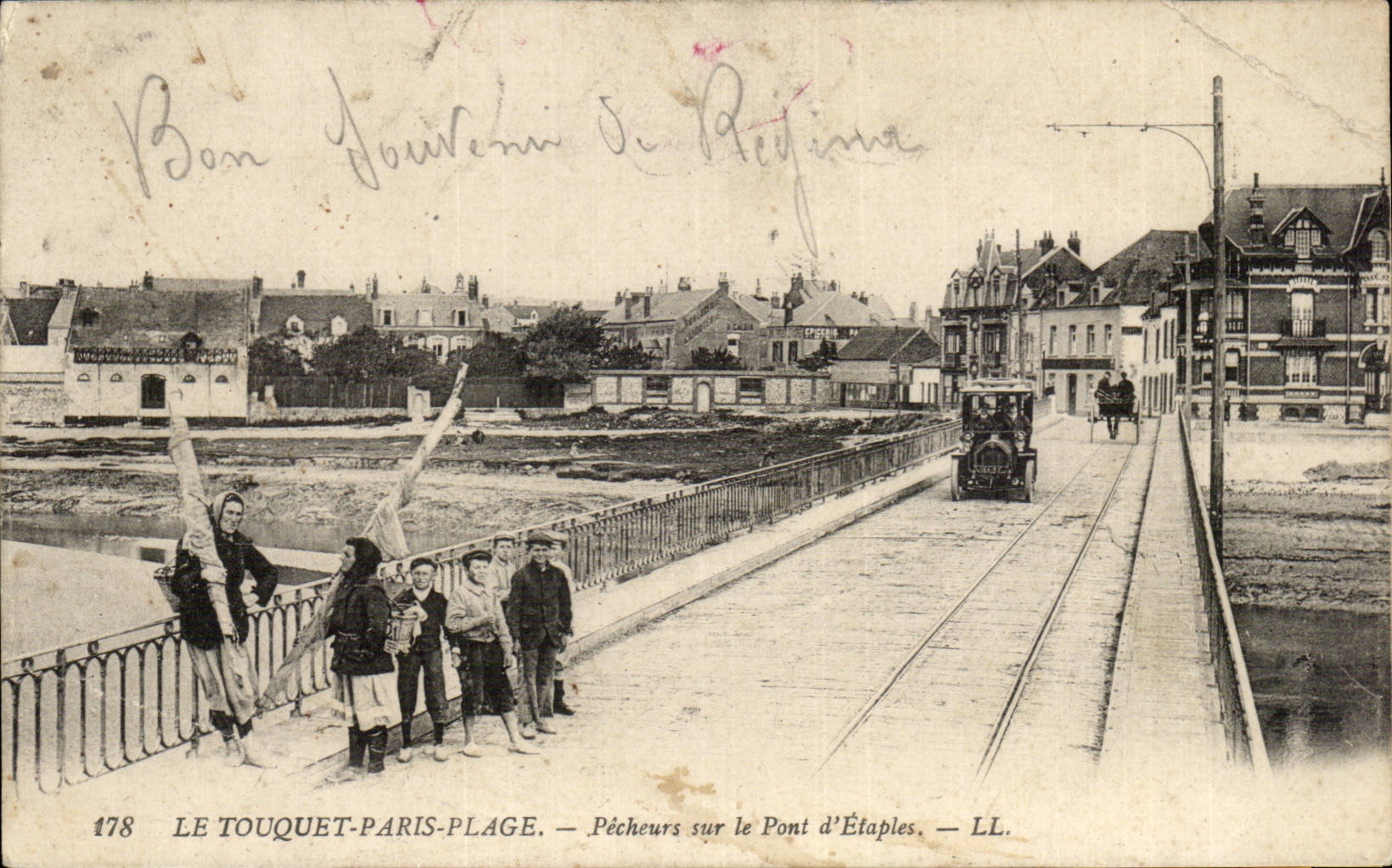 Le Touquet Paris Plage - Pecheurs sur le Pont d'etaples - CPA 