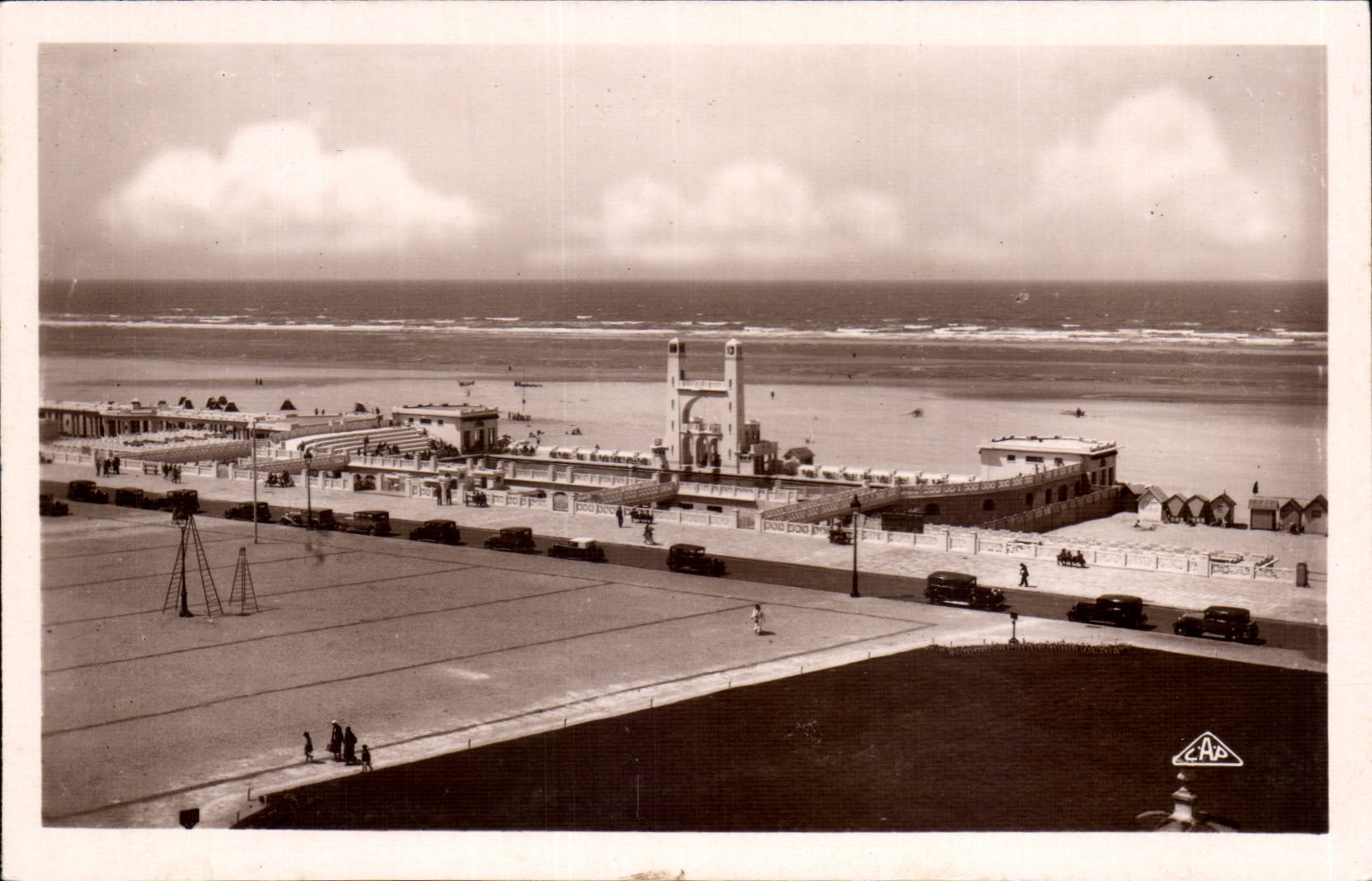 Moderne Schwimmbecken und der Schutzdamm — Le Touquet-Paris-Plage — Verleger C.A.P. n° 290