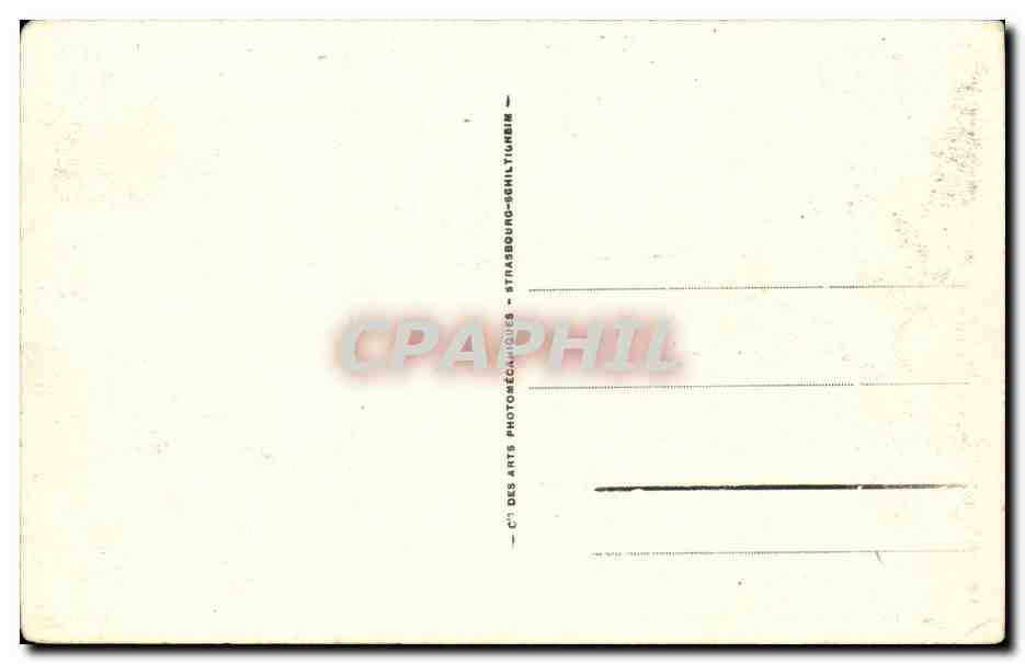 Le Touquet Paris Plage - Lingerie - CPA — Rückseite