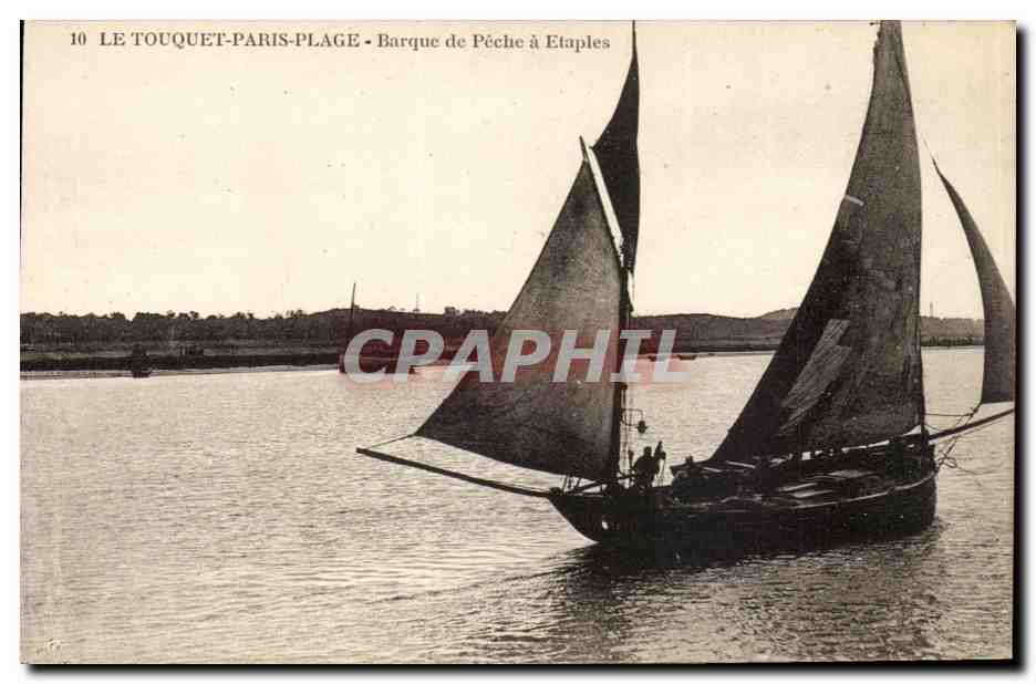 Le Touquet-Paris-Plage — Barque de Pêche à Etaples — C. Allectisme des Arts Futuroma