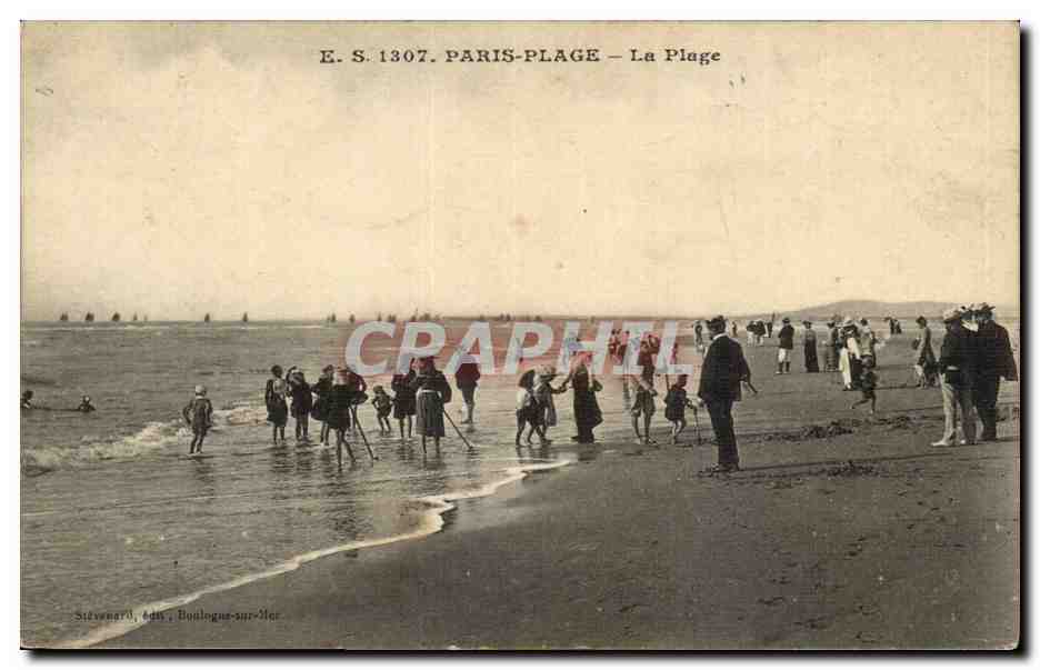 Paris-Plage — La Plage — Stevenard, Éd. Boulogne-sur-Mer
