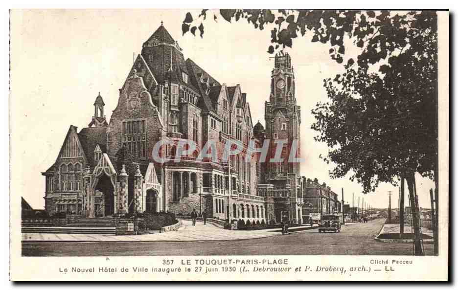 Le Touquet Paris Plage - Le Nouvel Hotel de Ville - CPA 